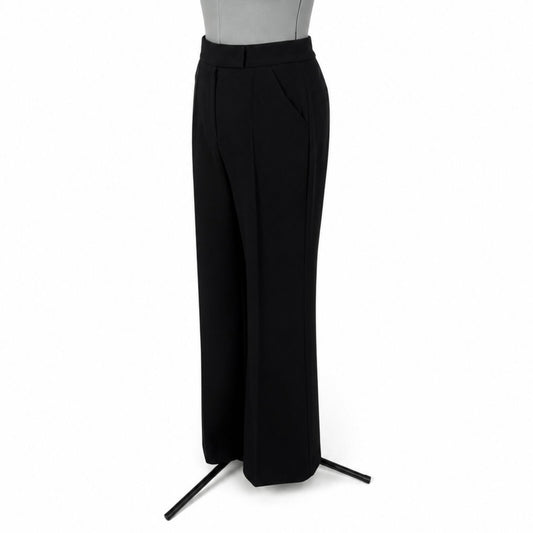 Express Black Super High Rise Flare Trouser (12R)