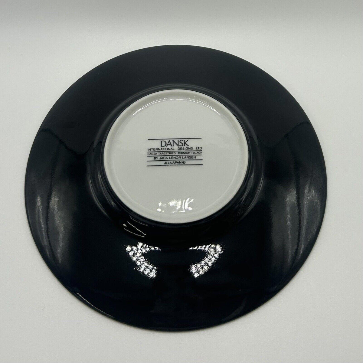 DANSK Midnight Black 3 Plate Place Setting