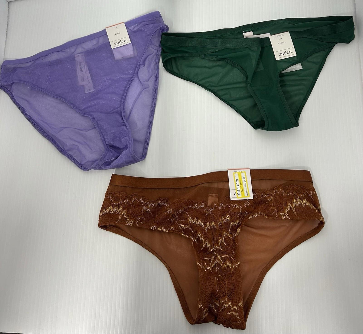 Auden Underwear Variety 4 Pack -Size XS