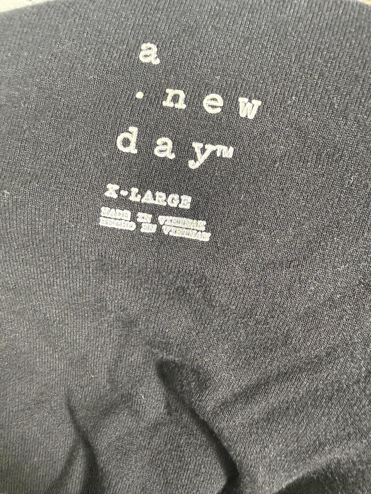 A New Day Black Square Neck Maxi Dress (XL)