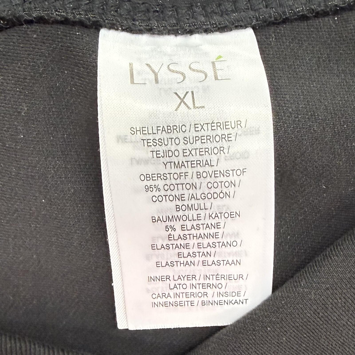 Lysse New York Black Leggings (XL)