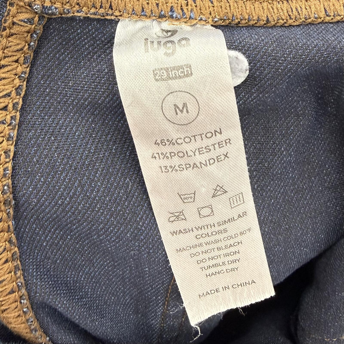 Iuga 29 Inch Blue Stretchy Bell Bottom Jeans (M)