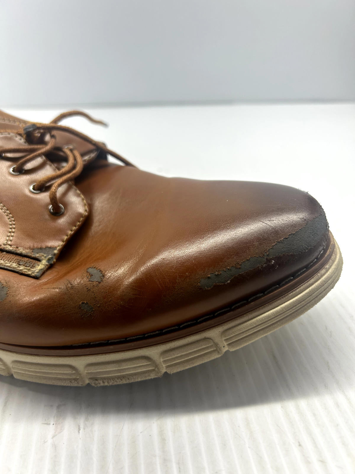 Bruno Marc Brown Dress Shoes (M 12)