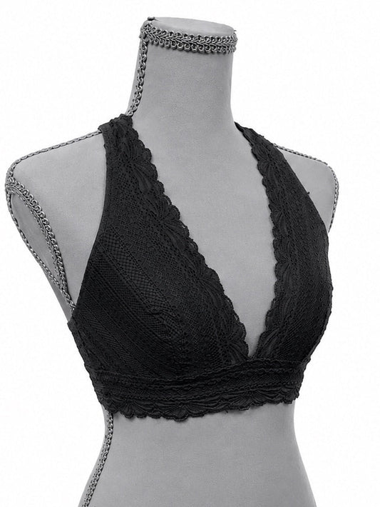 Auden Black Unlined Racerback Bralette (XS)