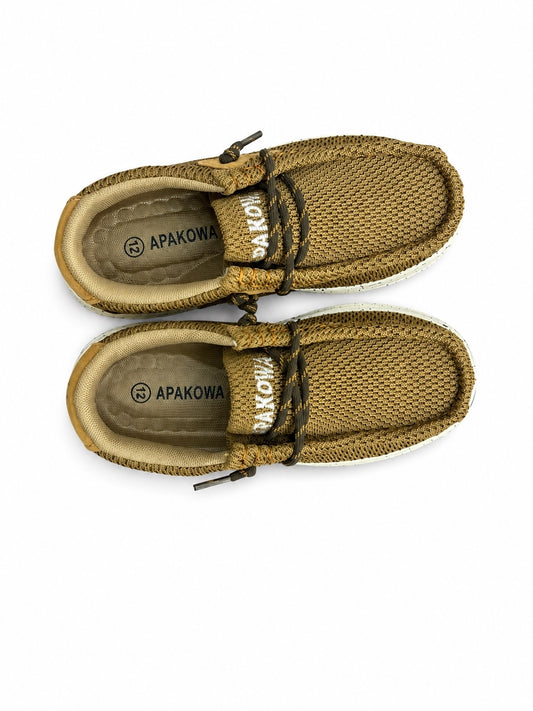 Apakowa Kids Brown Slip on Loafers (12 Kids)