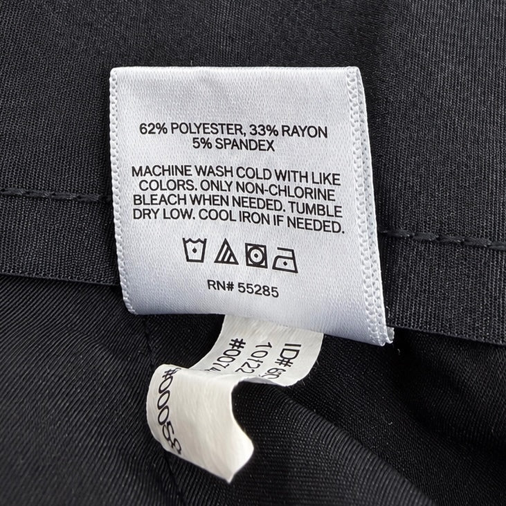 Express Black Super High Rise Flare Trouser (12R)