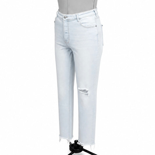 Old Navy 360 Stretch Extra High-Rise Rockstar Super Skinny Light Wash Jeans (16)
