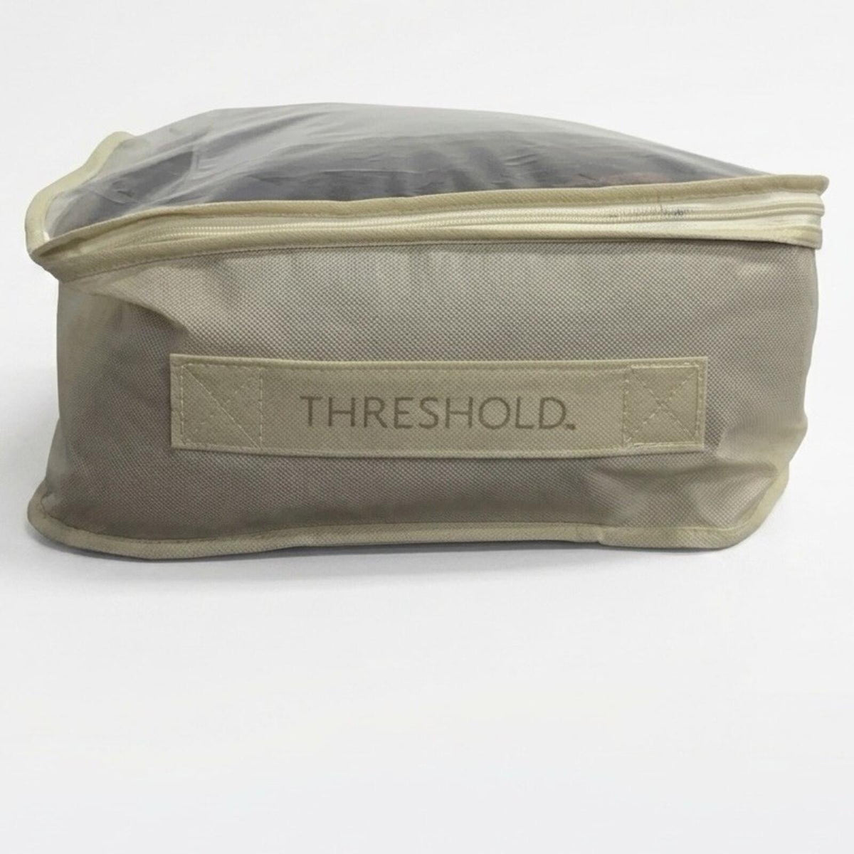 Threshold Brown Faux Fur Decorative Pillow (15 in x 12 in)