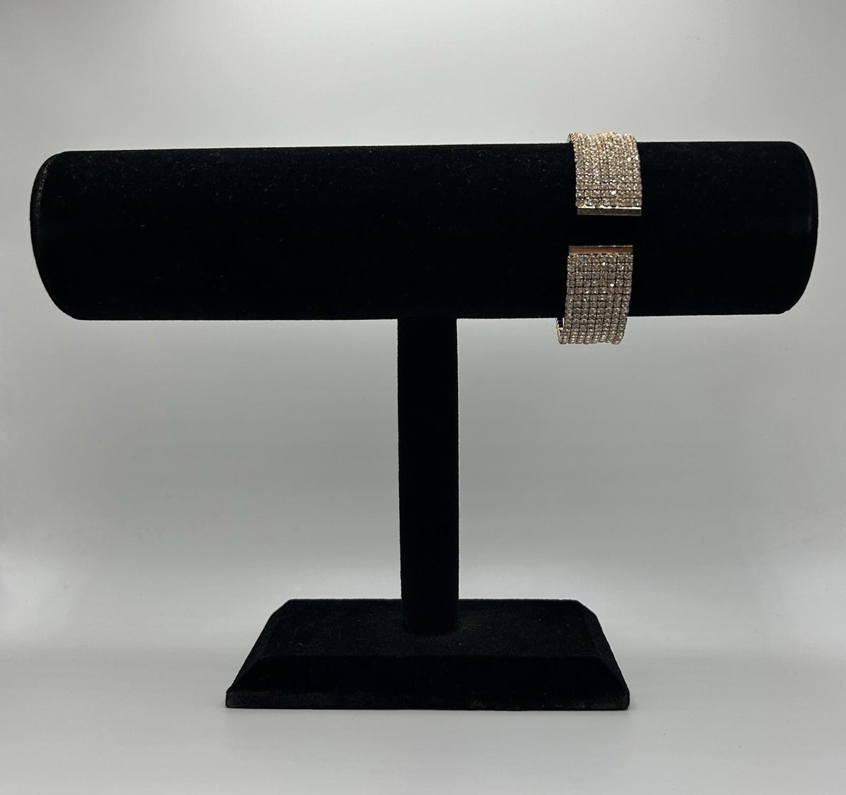 Lovita & Co. Gold Color Small Gem Cuff Bracelet