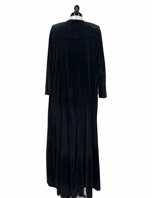 David Brown California Black Quarter Zip Gown (M)