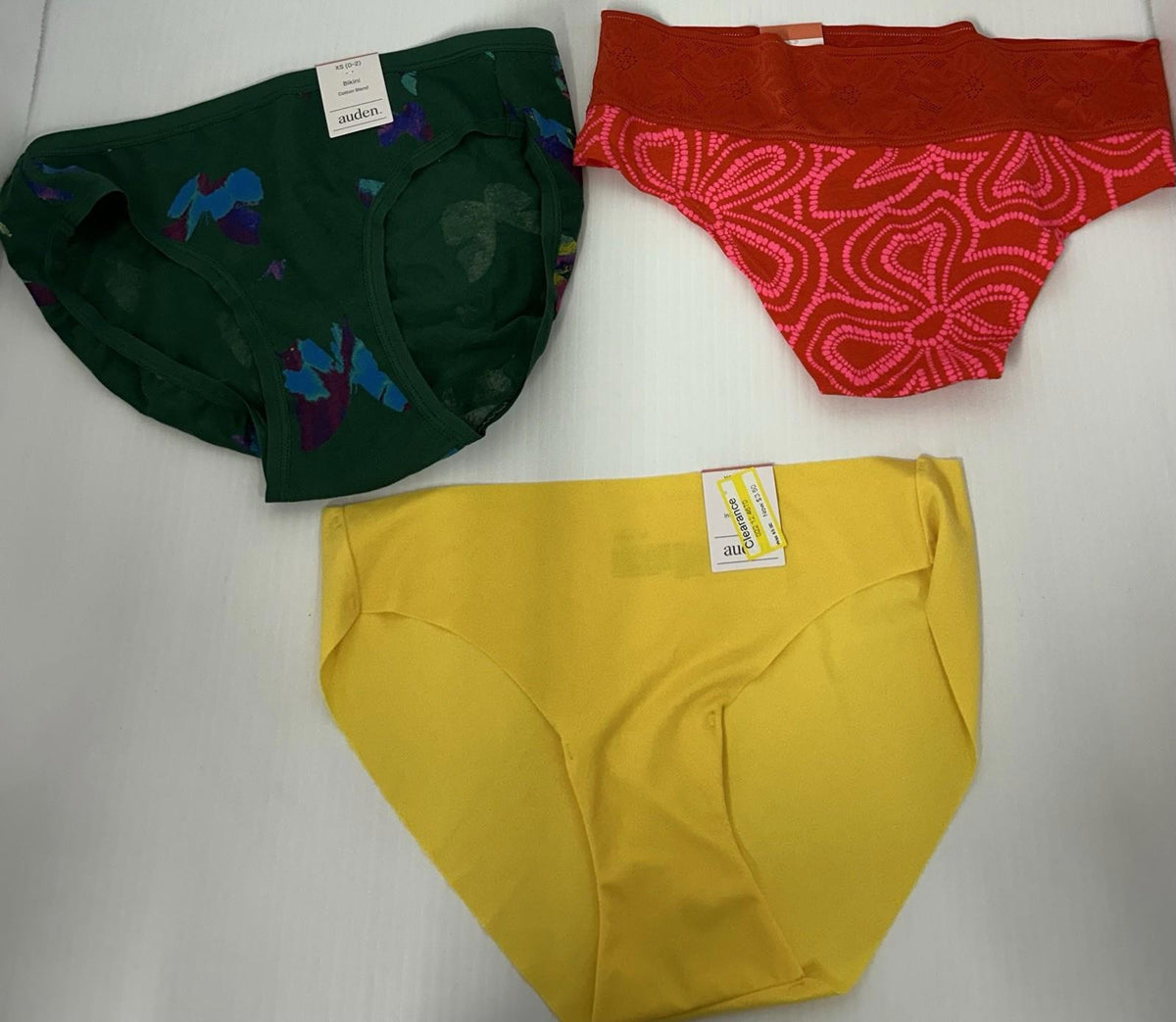 Auden Underwear Variety 4 Pack -Size XS