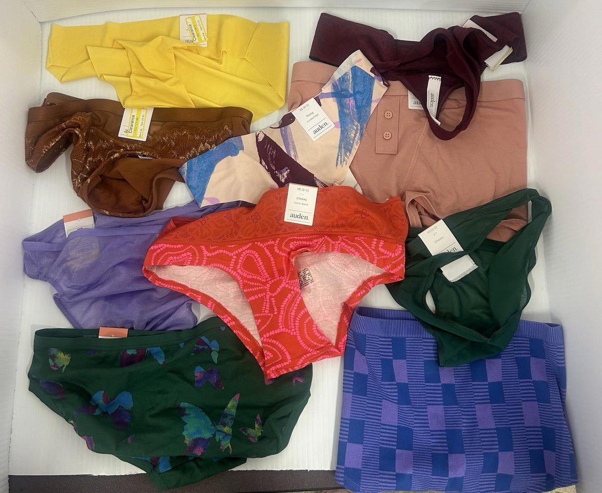 Auden Underwear Variety 4 Pack -Size XS