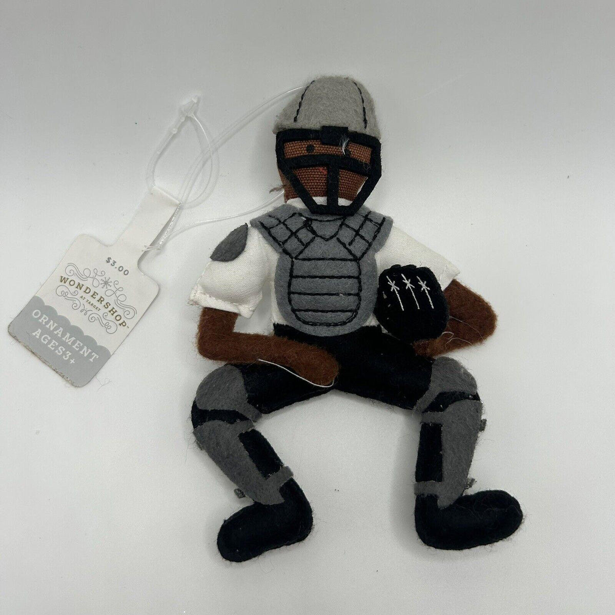 Wondershop Baseball Player Ornaments 3 Count