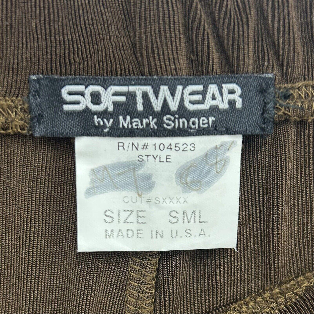 Softwear by Mark Singer Brown Zip Up Track Suite Set (S)