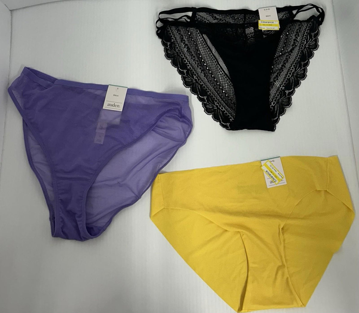 Auden Underwear Variety 4 Pack- Size S