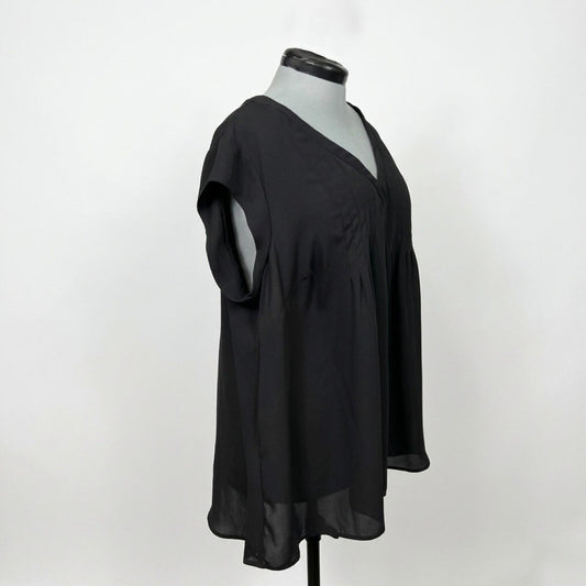 DR2 Black Sleeveless Blouse (2X)