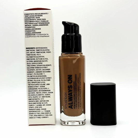 Smashbox Always On Skin-Balancing Foundation + Hyaluronic Acid & Adaptogen (M30-N)