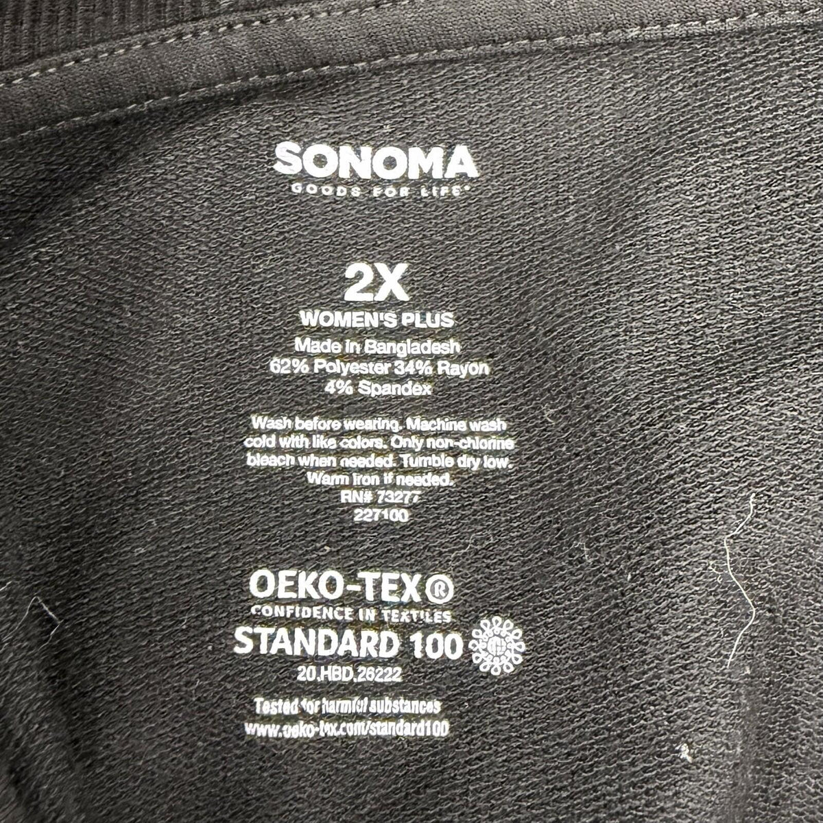 Sonoma Black Sweater