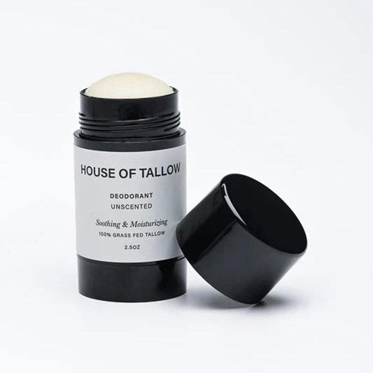 House of Tallow Unscented 100% Grass Fed Tallow Natural Moisturizing Deodorant
