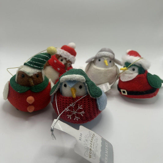 Wondershop Bird Ornament Variety Set 3 Count