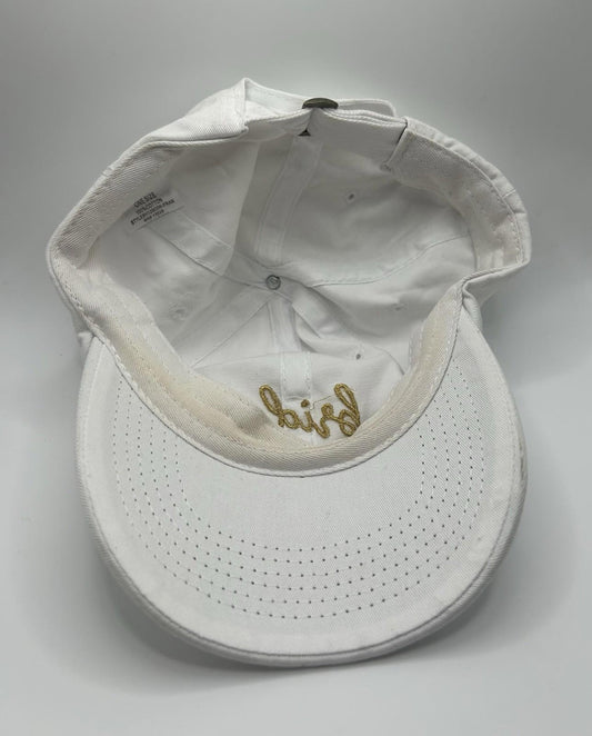 White and Gold "Bride: Baseball Hat