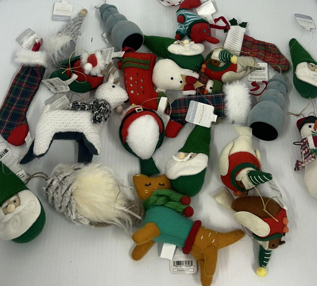 Wondershop Plush  Variety Ornament Set 22 Count