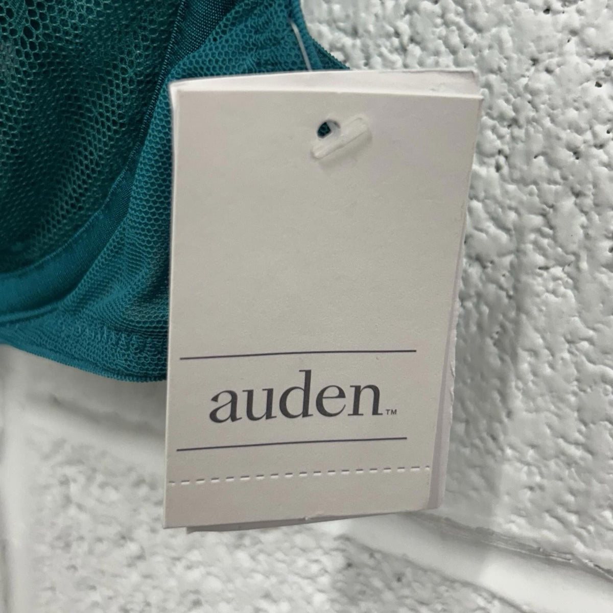 Auden Teal Unlined Balconette Underwire Bra (38B)