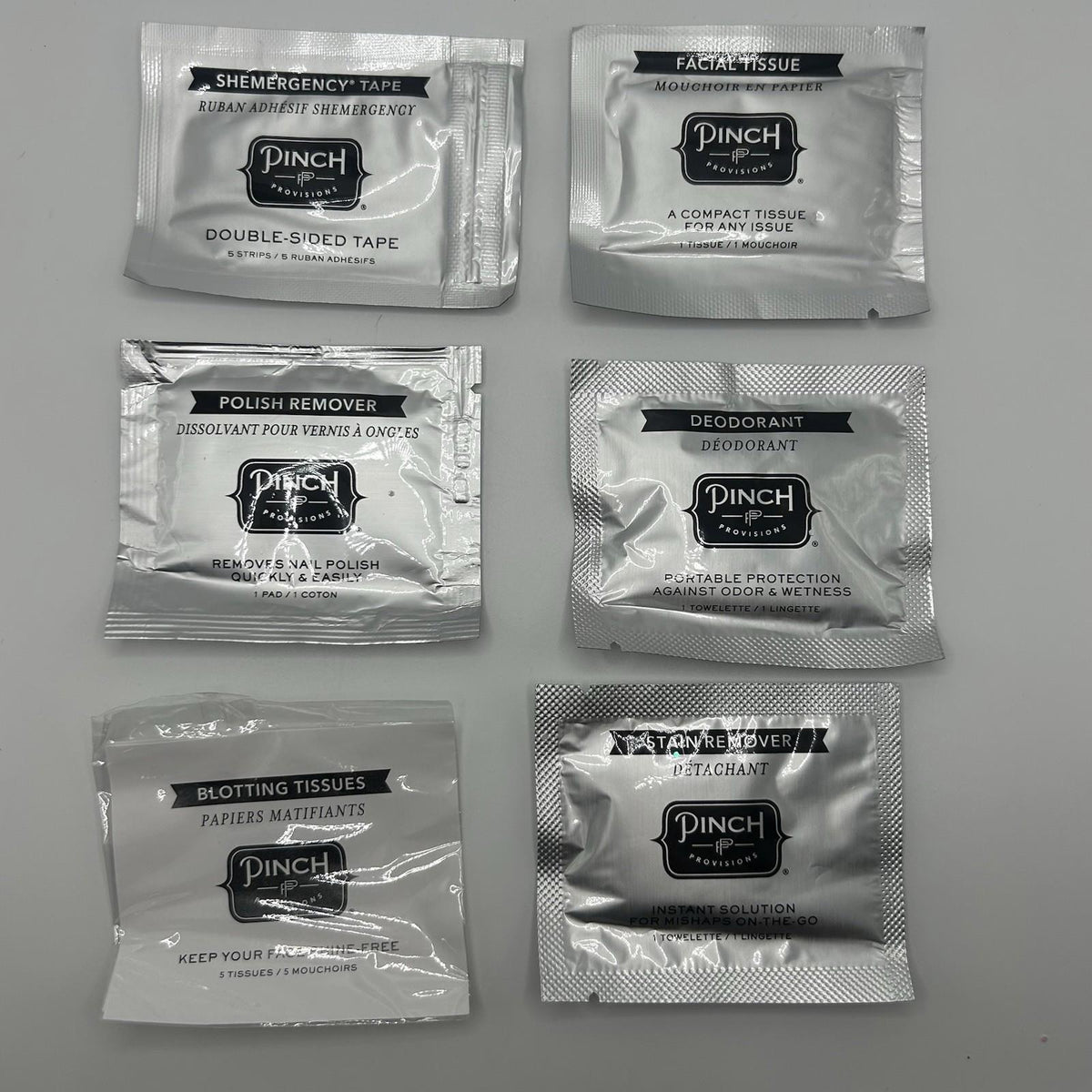 Pinch Provisions Minimergency Bridal Kit, White Sparkly Case