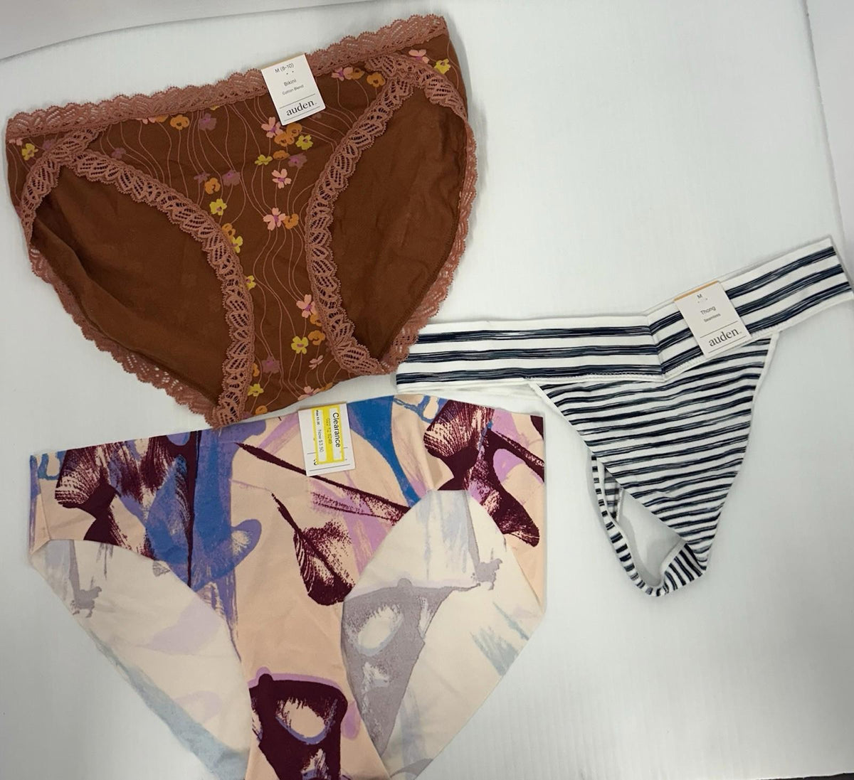 Auden Underwear Variety 4 Pack - Size M