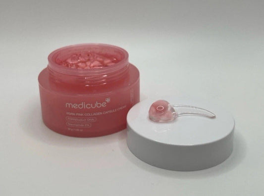 Medicube PDRN Pink Collagen Capsule Cream Pink Boba 1.94oz - Korean Skin Care