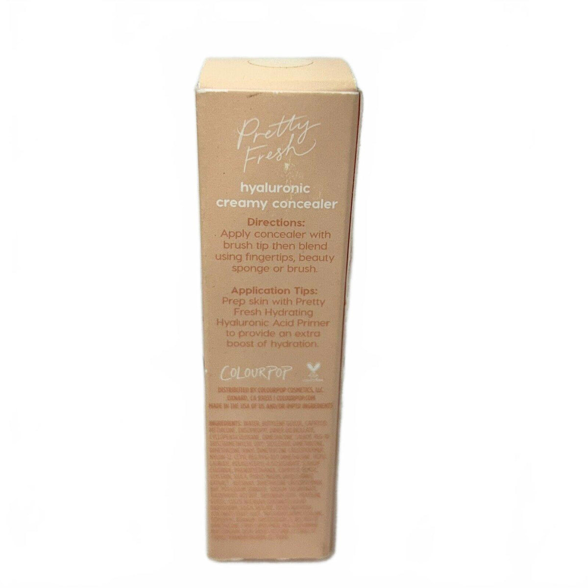 ColourPop Pretty Fresh Hyaluronic Creamy Concealer (Deep Dark 220 C) 0.30 oz