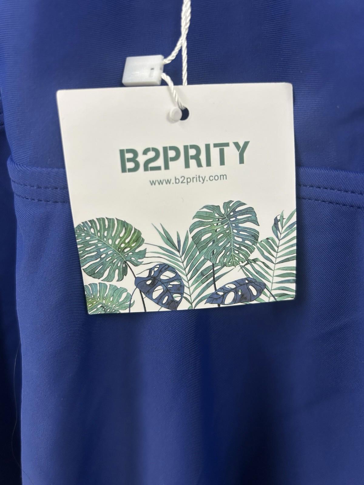 B2PRITY Royal Blue Tankini Swim Suit Set (L)-2 Piece Set
