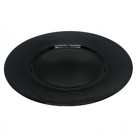 DANSK Midnight Black 3 Plate Place Setting