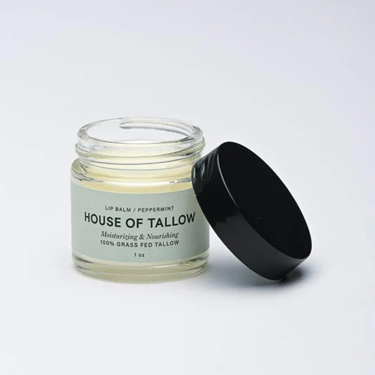 House of Tallow Peppermint  100% Grass Fed Tallow Lip Balm