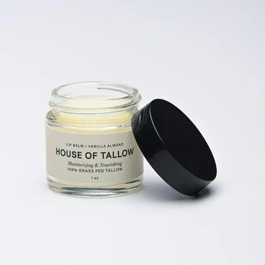 House of Tallow Vanilla Almond 100% Grass Fed Tallow Lip Balm