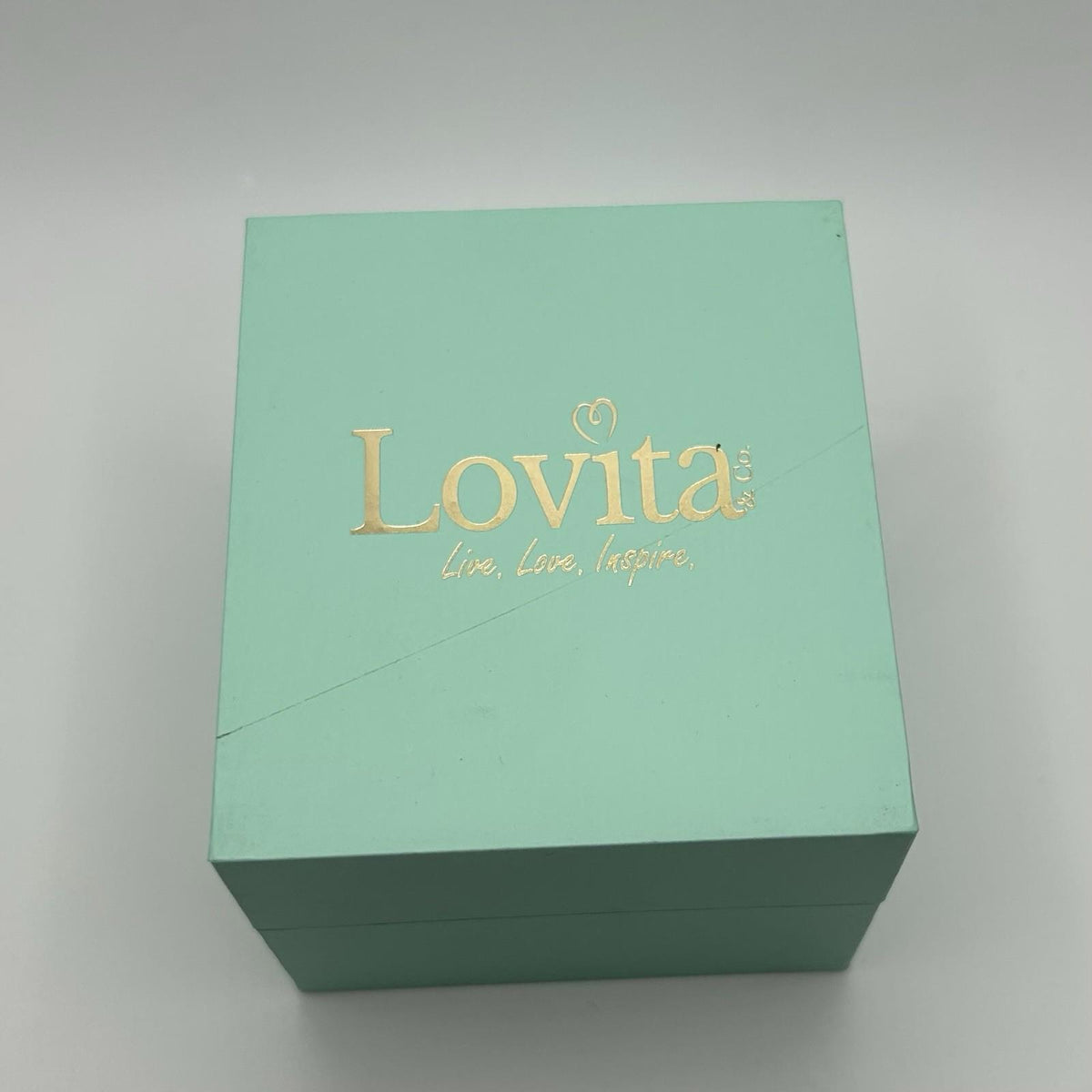 Lovita & Co. Women’s Silver & White Stone with Crystal Boarder Toggle Bracelet