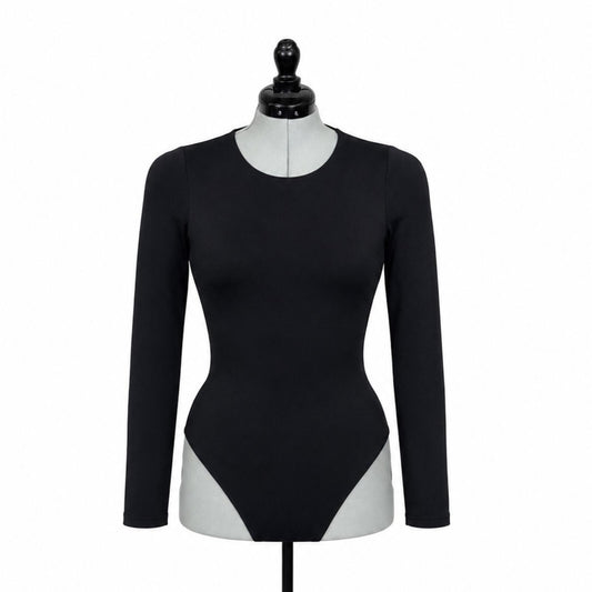Fabletics- Yitty by Lizzo Black Shapewear Long Sleeve Bodysuit (1X/2X)