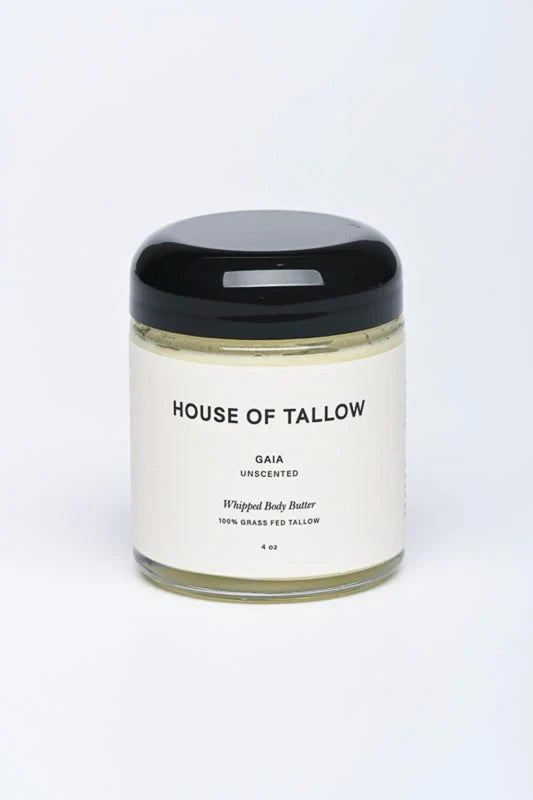 House of Tallow Gaia (Unscented) 100% Grass Fed Tallow Whipped Butter