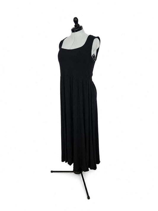 A New Day Black Square Neck Maxi Dress (XL)