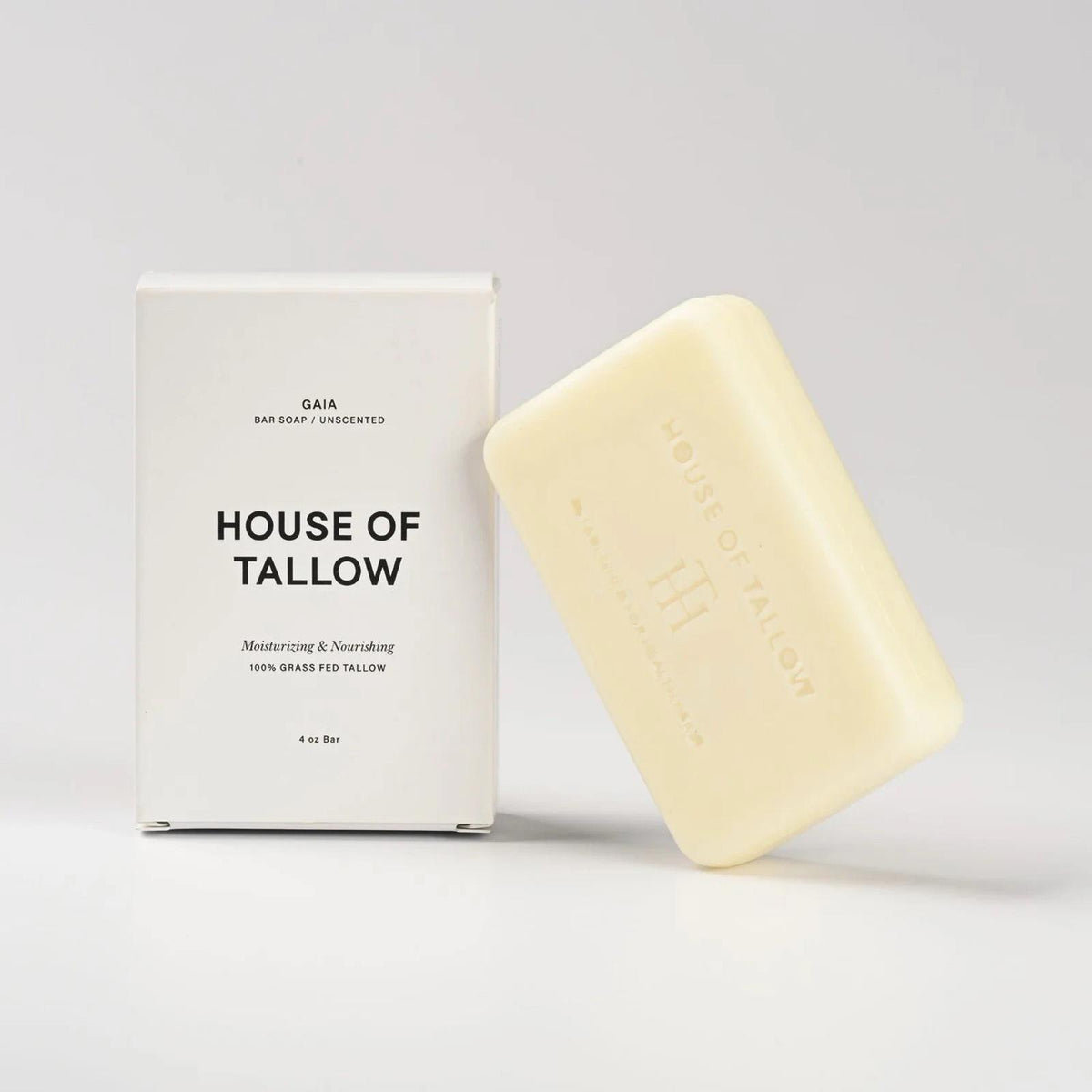 House of Tallow Gaia (Unscented) 100% Grass Fed Tallow Moisturizing Bar Soap