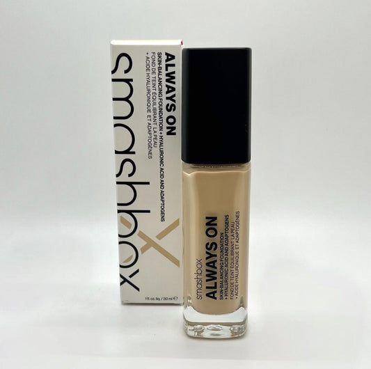 Smashbox Always On Skin-Balancing Foundation + Hyaluronic Acid & Adaptogen (F30-N)