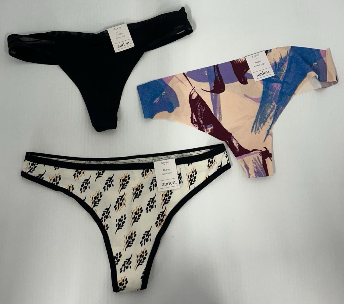 Auden Underwear Variety 4 Pack- Size S