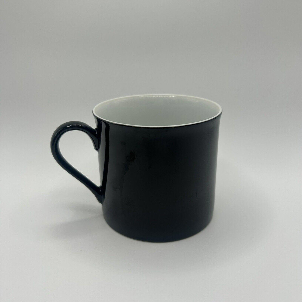 DANSK Midnight Black & White Coffee Mug