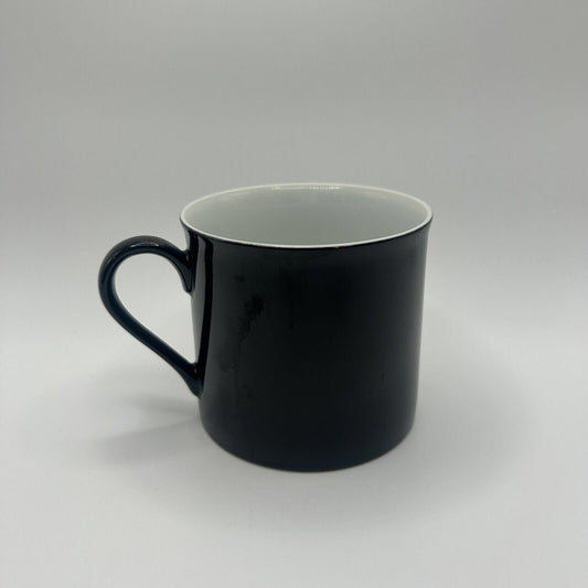 DANSK Midnight Black & White Coffee Mug