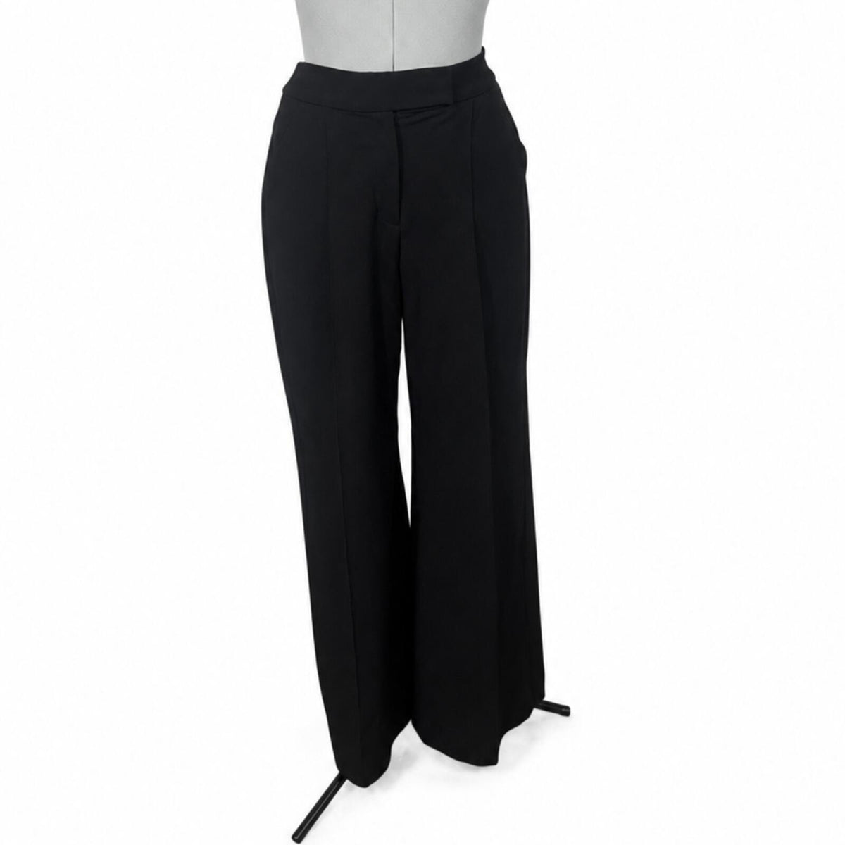Express Black Super High Rise Flare Trouser (12R)