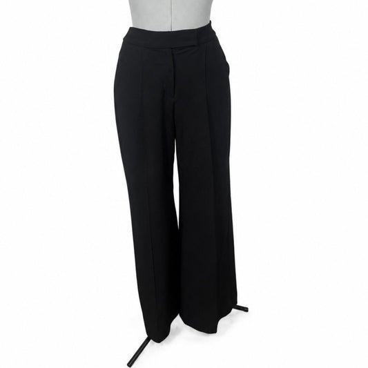 Express Black Super High Rise Flare Trouser (12R)