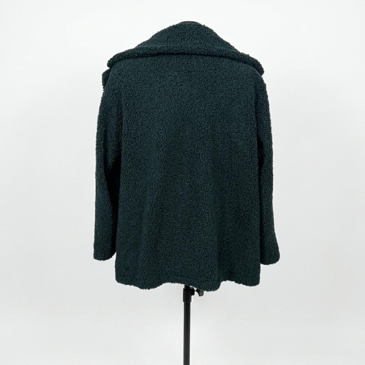 Sanctuary Green Sherpa Button Jacket (1X)