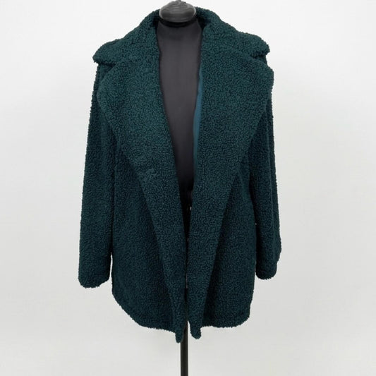 Sanctuary Green Sherpa Button Jacket (1X)