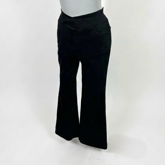 Iuga 29 Inch Flared Black Jeggings (M)