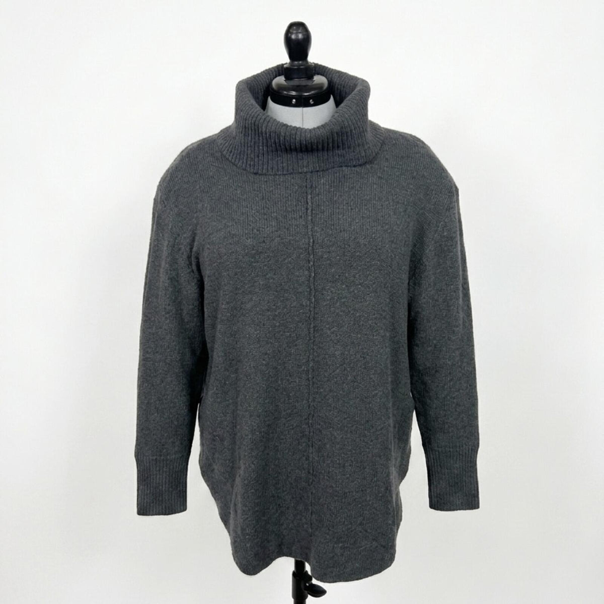 Loft Dark Gray Turtle Neck Sweater (M)